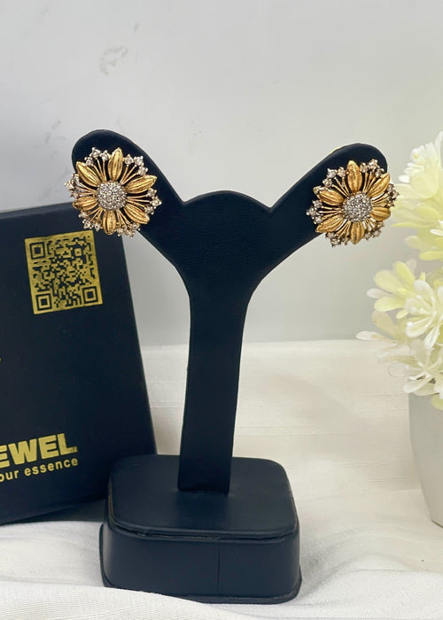 Shop the Uzma Floral Studs from Zarosh Jewel