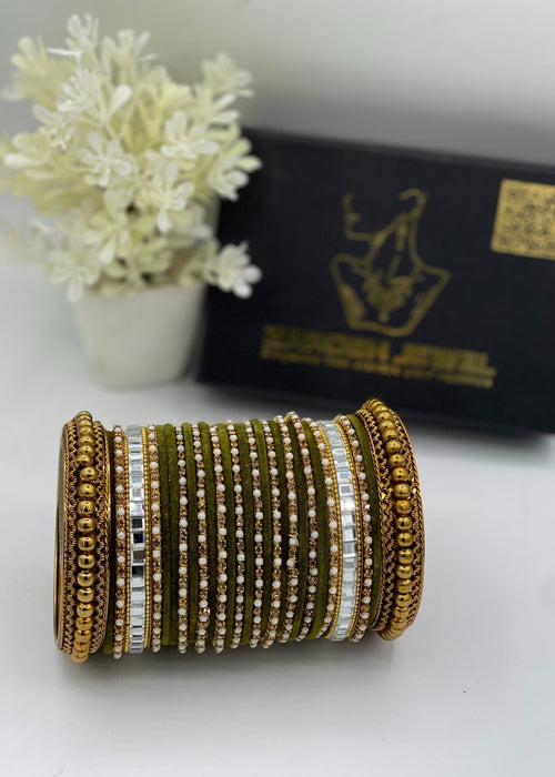 Vanya Bangle Set by Zarosh Jewel