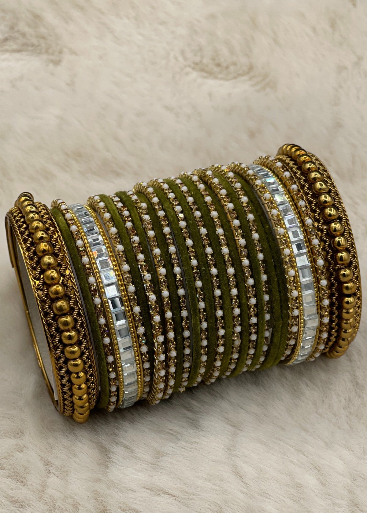 Shop the Vanya Bangle Set from Zarosh Jewel