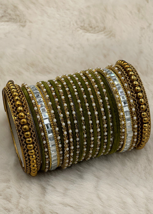 Shop the Vanya Bangle Set from Zarosh Jewel