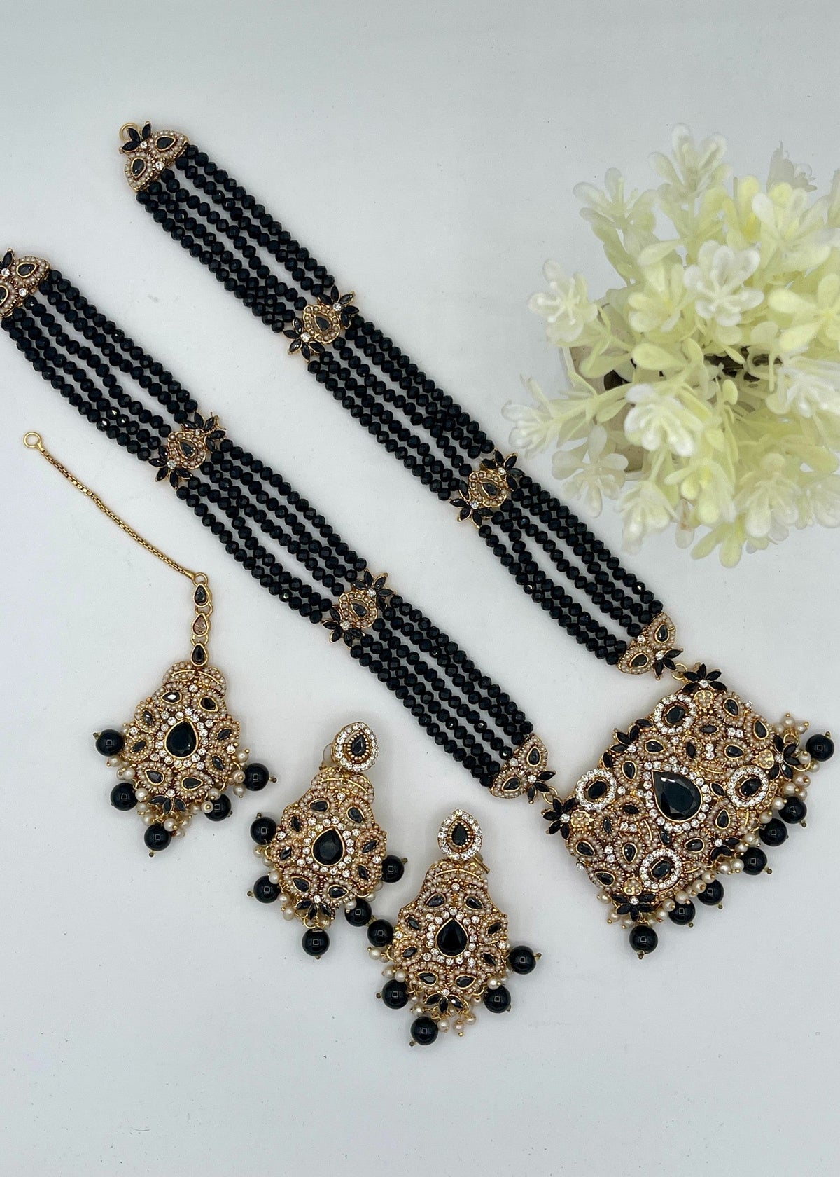 Shop the Velmira Grace Long Mala Set from Zarosh Jewel