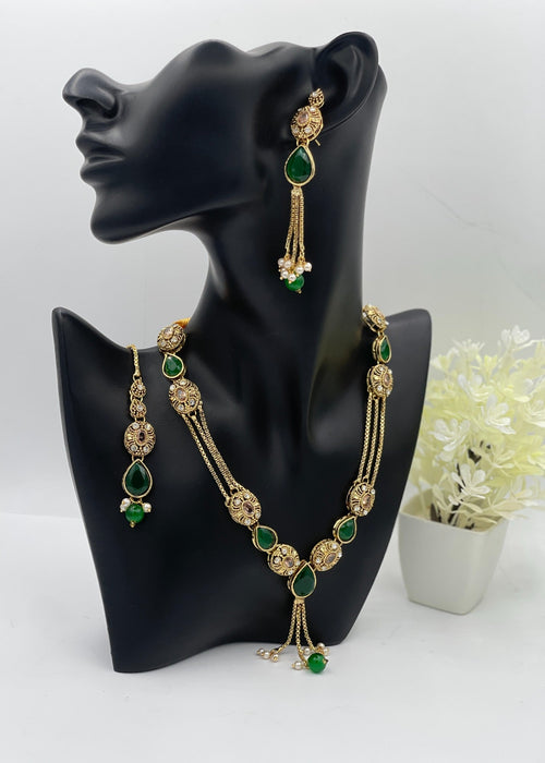 Shop the Velora Majesty Necklace Set from Zarosh Jewel