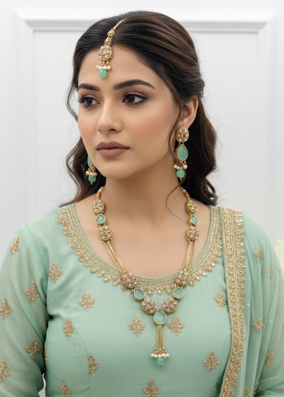 Shop the Velora Majesty Necklace Set from Zarosh Jewel