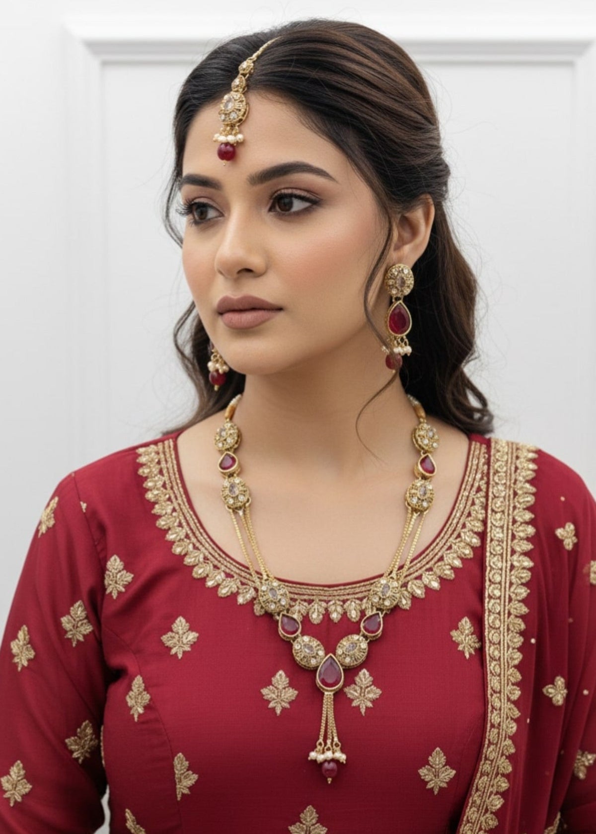 Shop the Velora Majesty Necklace Set from Zarosh Jewel