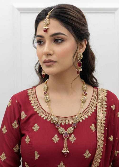Shop the Velora Majesty Necklace Set from Zarosh Jewel