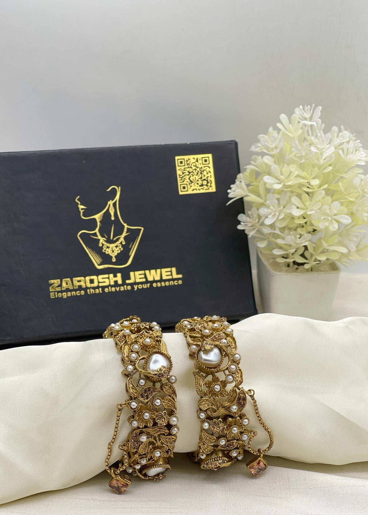Shop the Velvet Glow Kadas from Zarosh Jewel