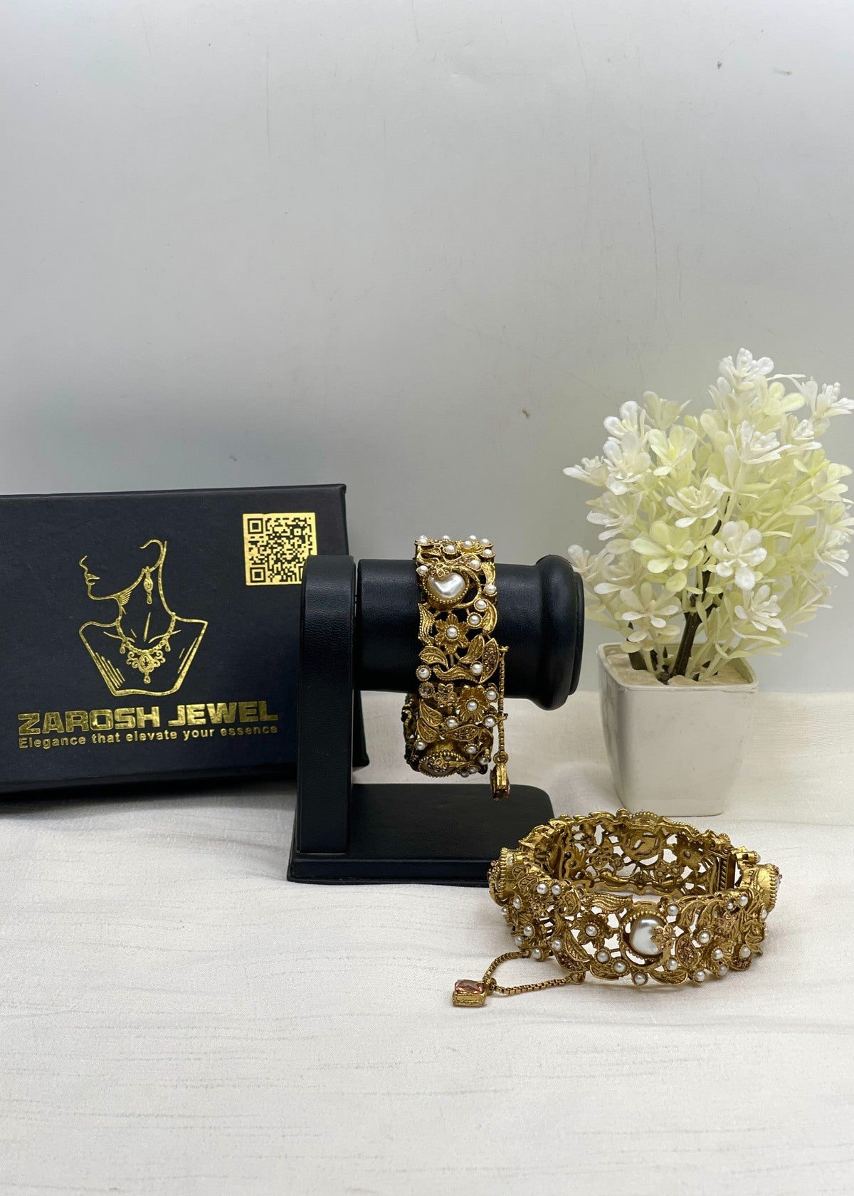 Shop the Velvet Glow Kadas from Zarosh Jewel