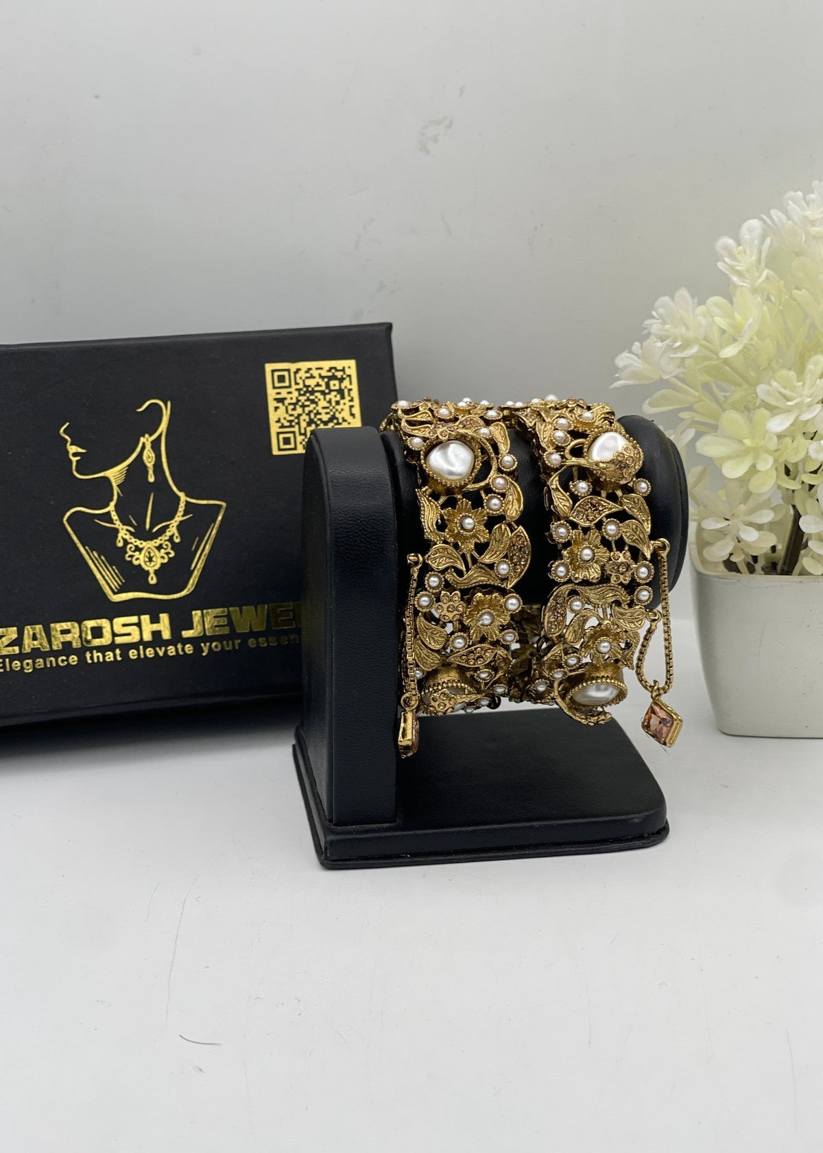 Shop the Velvet Glow Kadas from Zarosh Jewel