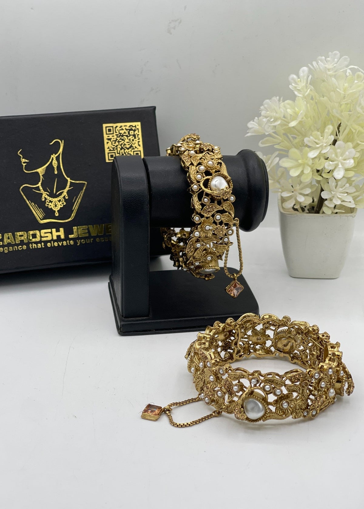 Shop the Velvet Glow Kadas from Zarosh Jewel