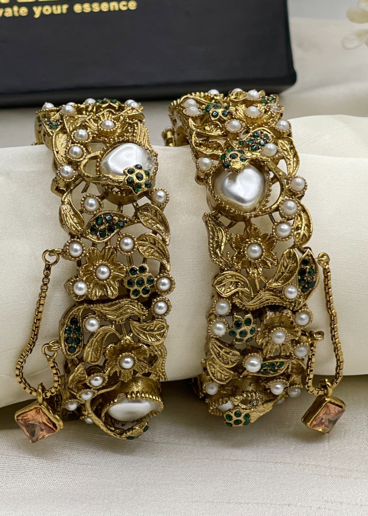 Shop the Velvet Glow Kadas from Zarosh Jewel