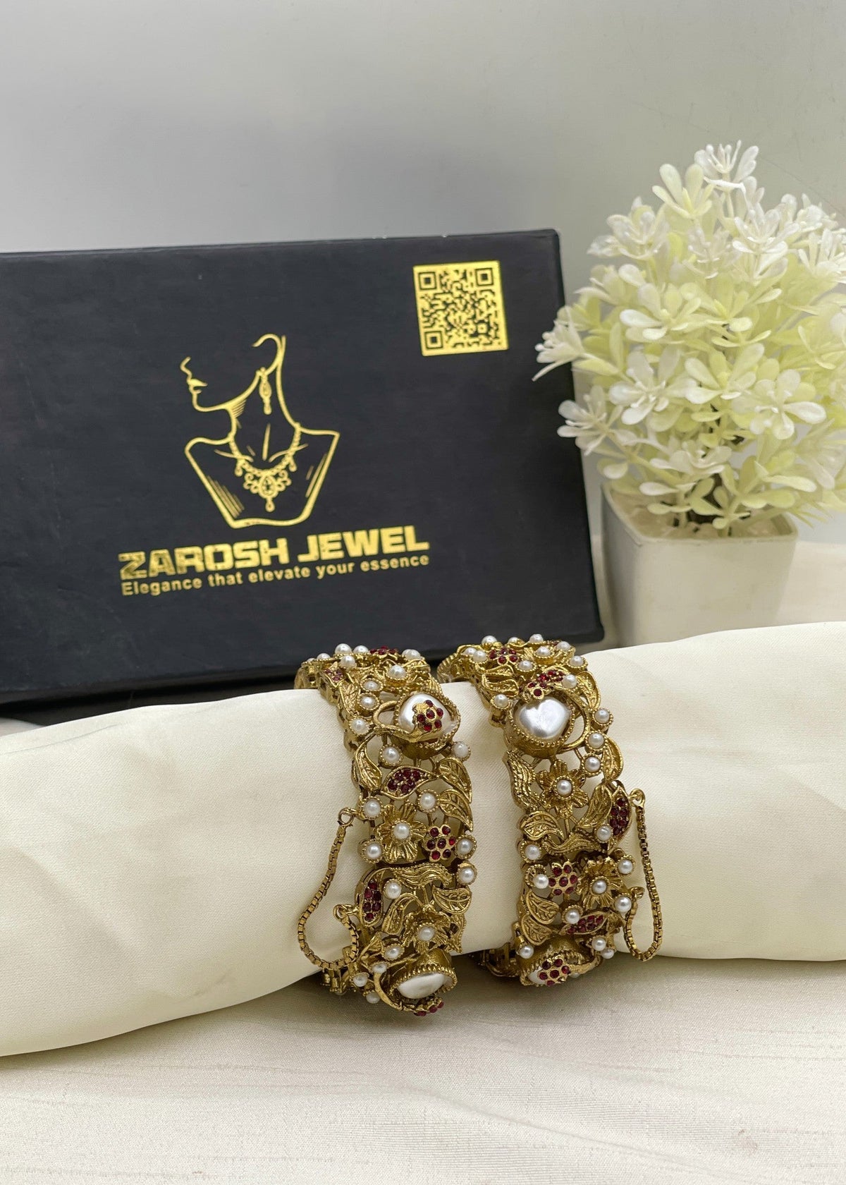 Shop the Velvet Glow Kadas from Zarosh Jewel