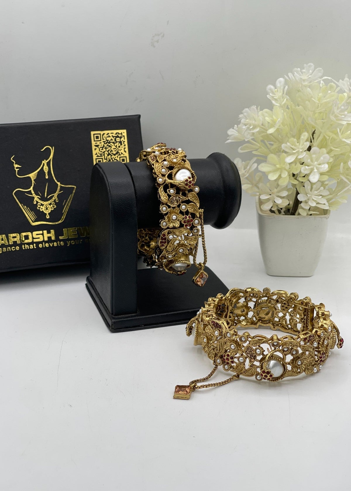 Shop the Velvet Glow Kadas from Zarosh Jewel