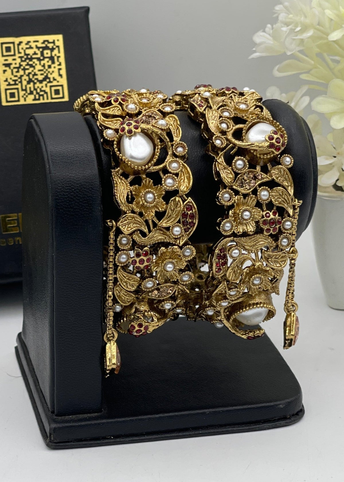 Shop the Velvet Glow Kadas from Zarosh Jewel