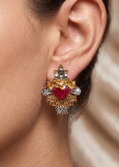 Wafaa Heritage Earring by Zarosh Jewel
