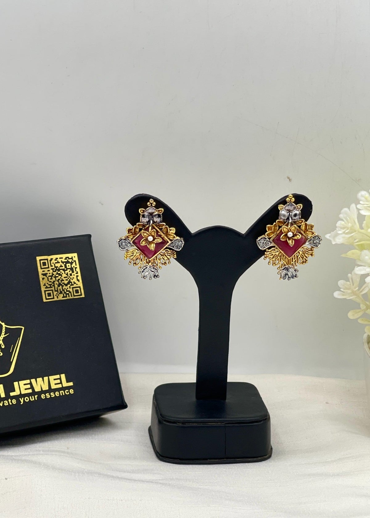 Shop the Wafaa Heritage Earring from Zarosh Jewel