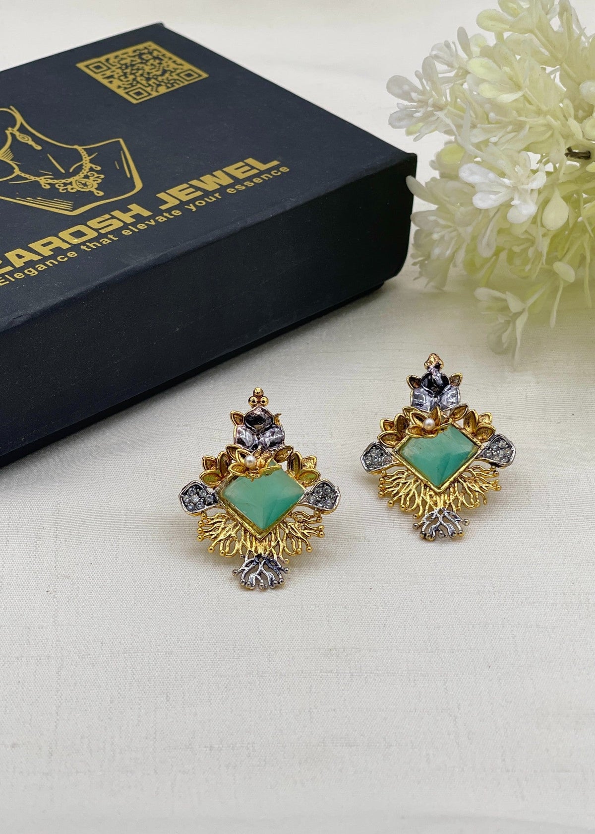 Shop the Wafaa Heritage Earring from Zarosh Jewel
