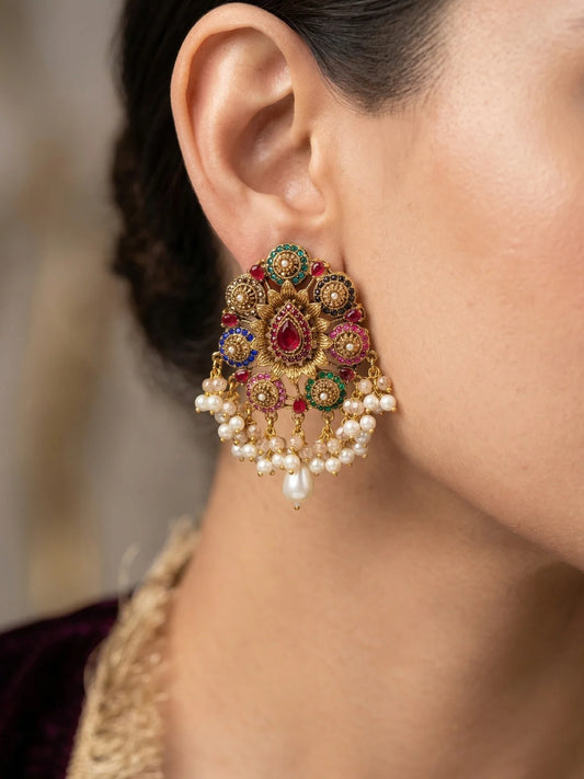 Wajiha Festive Studs | ZAROSH JEWEL