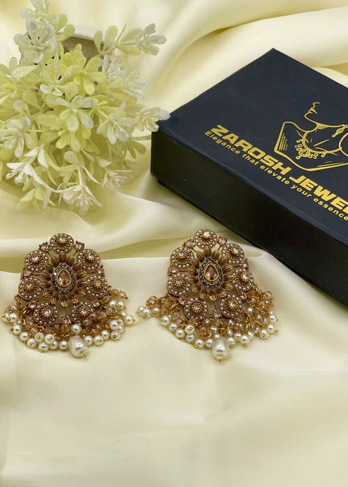 Shop the Wajiha Festive Studs from Zarosh Jewel