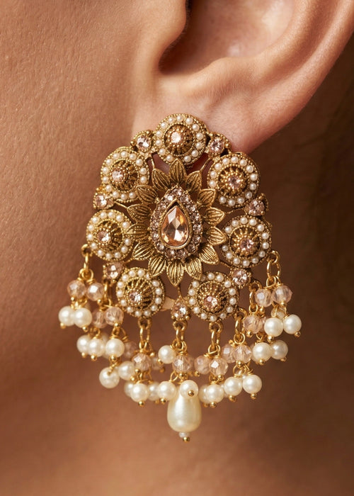 Shop the Wajiha Festive Studs from Zarosh Jewel