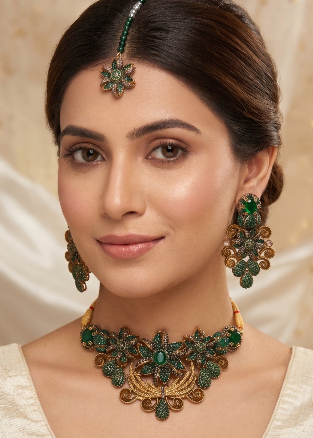 Shop the Warisha Choker Set from Zarosh Jewel