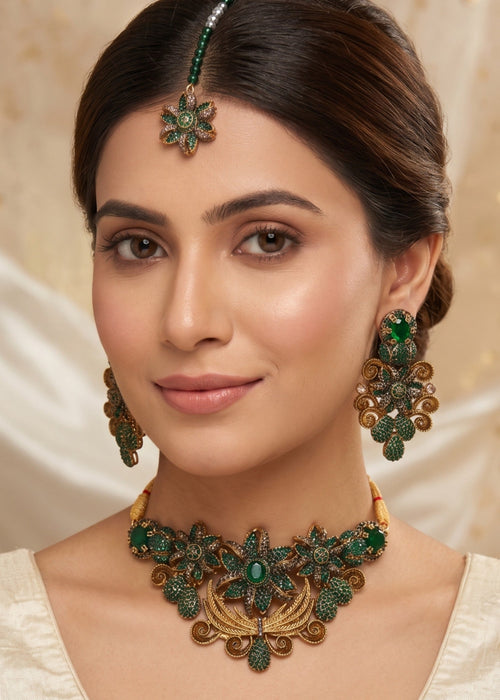 Shop the Warisha Choker Set from Zarosh Jewel