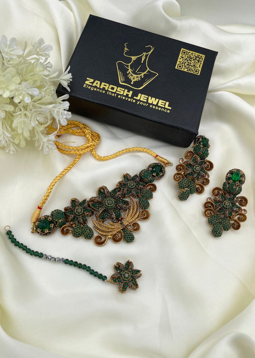 Shop the Warisha Choker Set from Zarosh Jewel