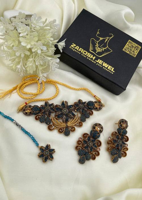 Shop the Warisha Choker Set from Zarosh Jewel