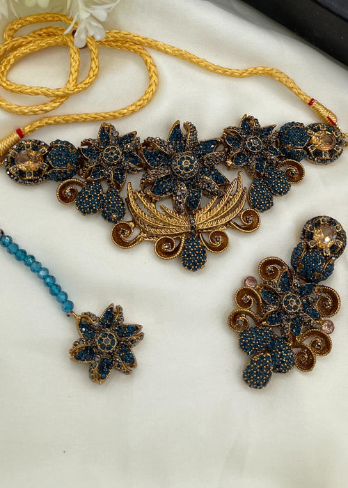 Shop the Warisha Choker Set from Zarosh Jewel