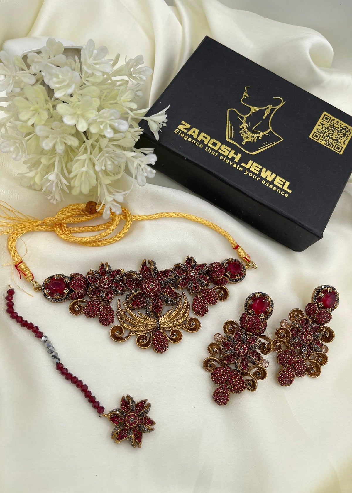 Shop the Warisha Choker Set from Zarosh Jewel