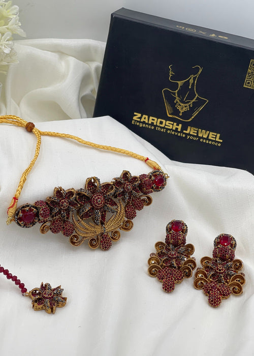 Shop the Warisha Choker Set from Zarosh Jewel