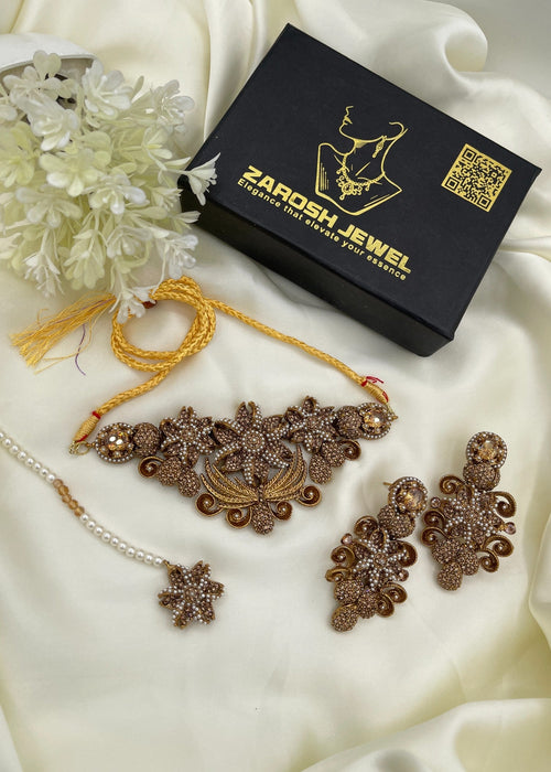Shop the Warisha Choker Set from Zarosh Jewel