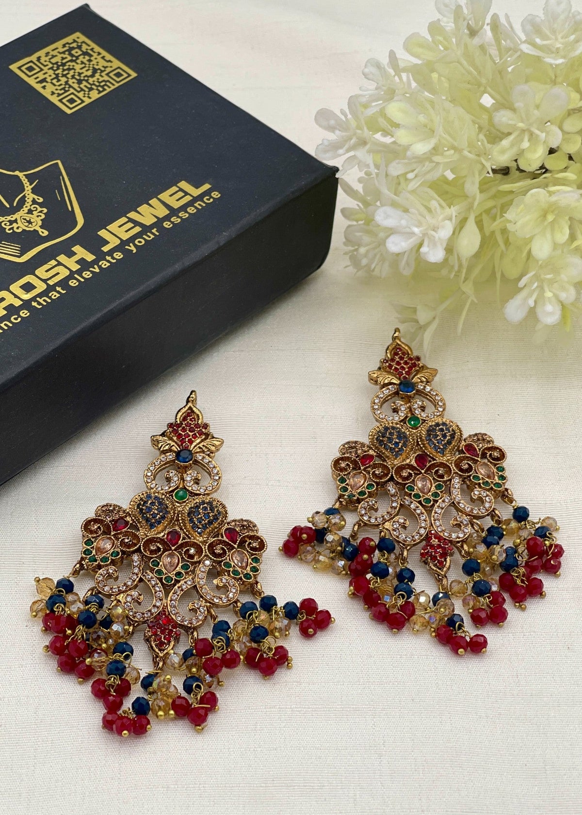 Shop the Yashfeen chandelier Earring from Zarosh Jewel
