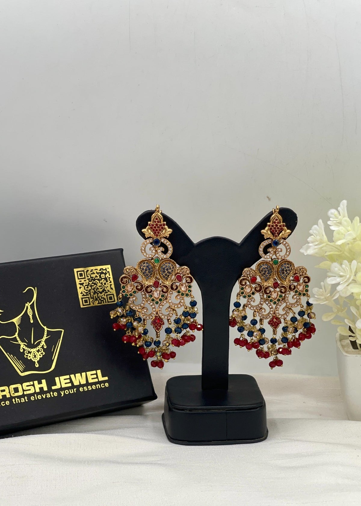 Shop the Yashfeen chandelier Earring from Zarosh Jewel