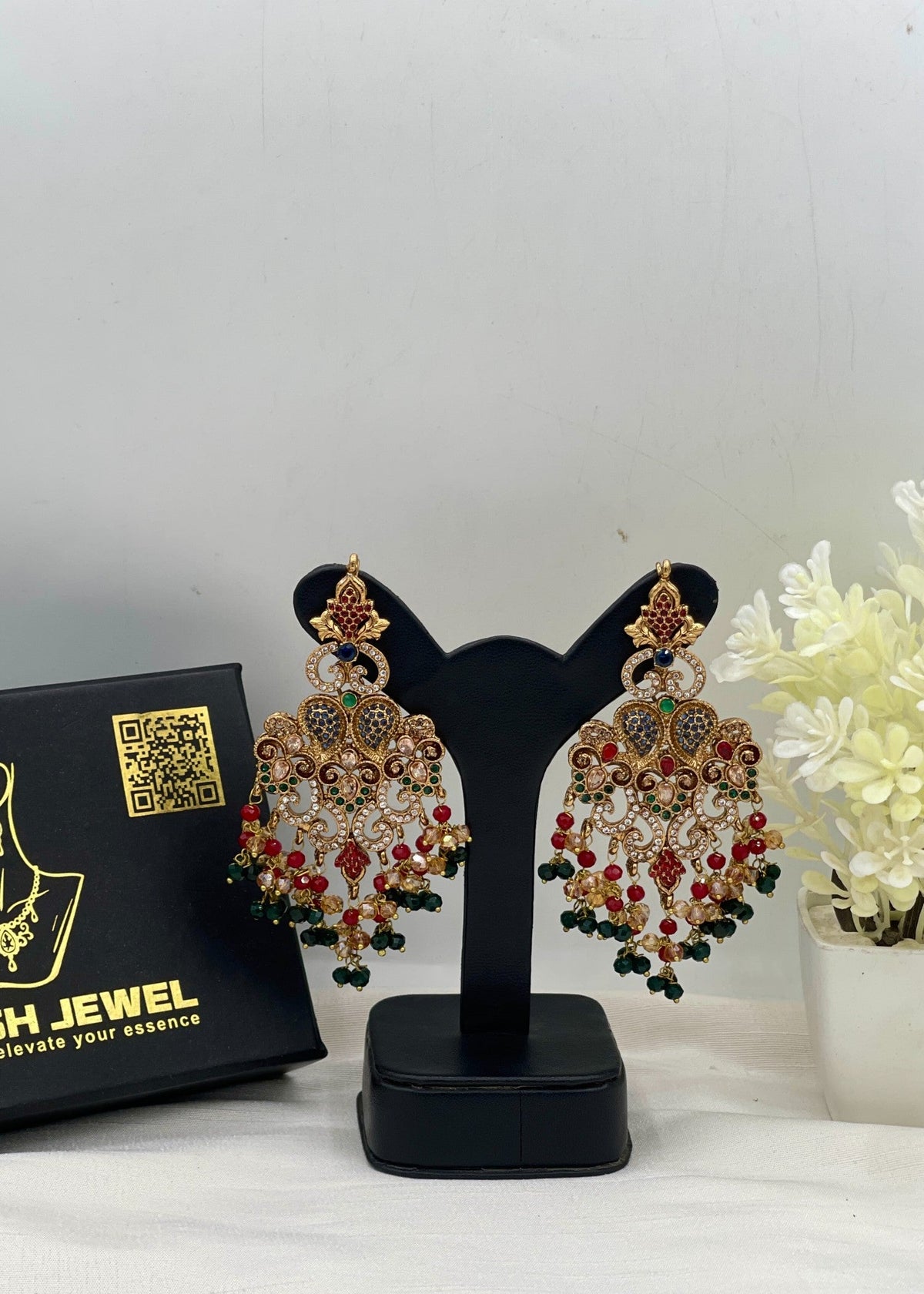 Shop the Yashfeen chandelier Earring from Zarosh Jewel