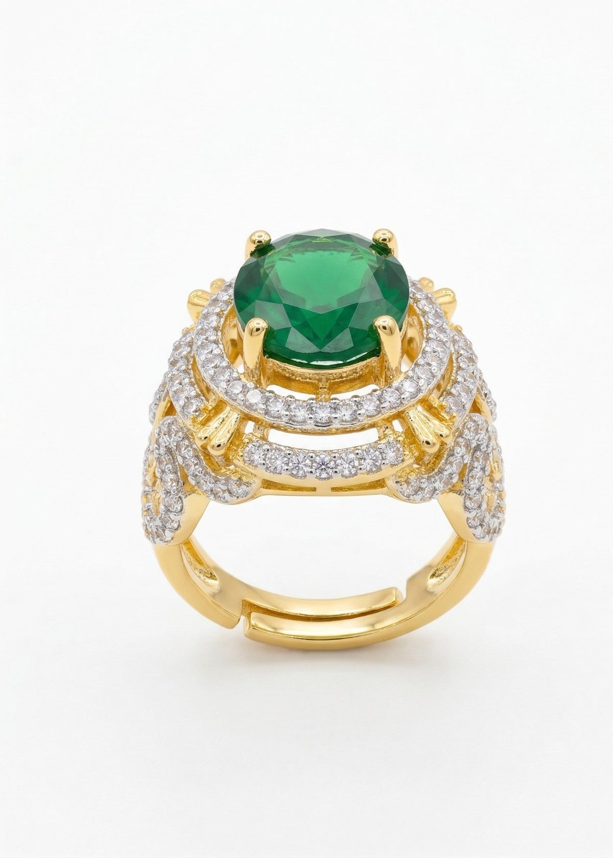 Shop the Yusra Gold Plated Ring from Zarosh Jewel