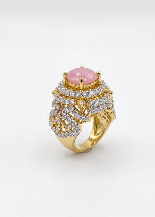 Shop the Yusra Gold Plated Ring from Zarosh Jewel