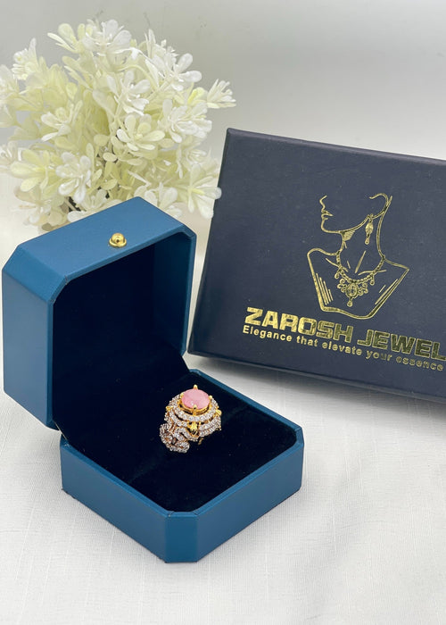Shop the Yusra Gold Plated Ring from Zarosh Jewel