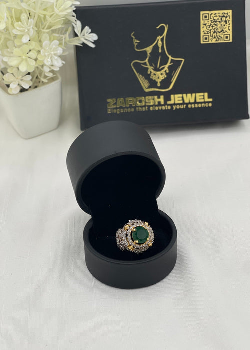 Shop the Yusra Gold Plated Ring from Zarosh Jewel