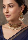Zahida Heritage Choker Set by Zarosh Jewel