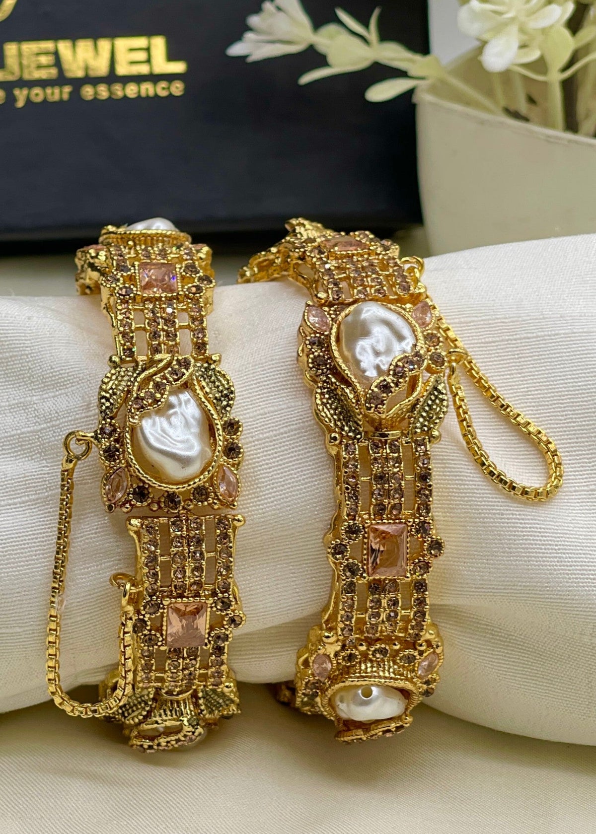 Shop the Zainab Bangle Openable from Zarosh Jewel