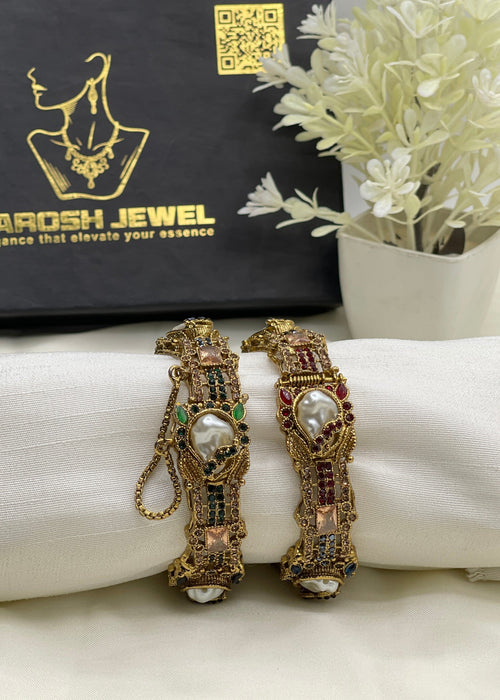 Shop the Zainab Bangle Openable from Zarosh Jewel