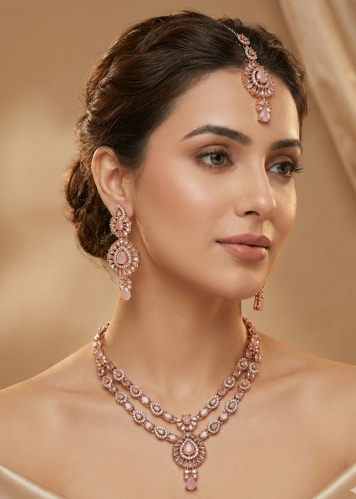 Shop the Zaira Heritage Necklace Set from Zarosh Jewel