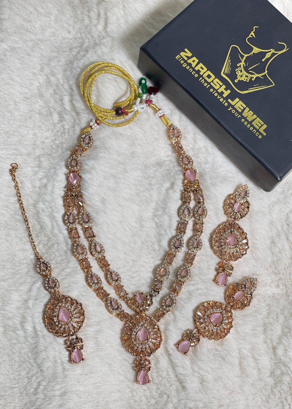 Shop the Zaira Heritage Necklace Set from Zarosh Jewel