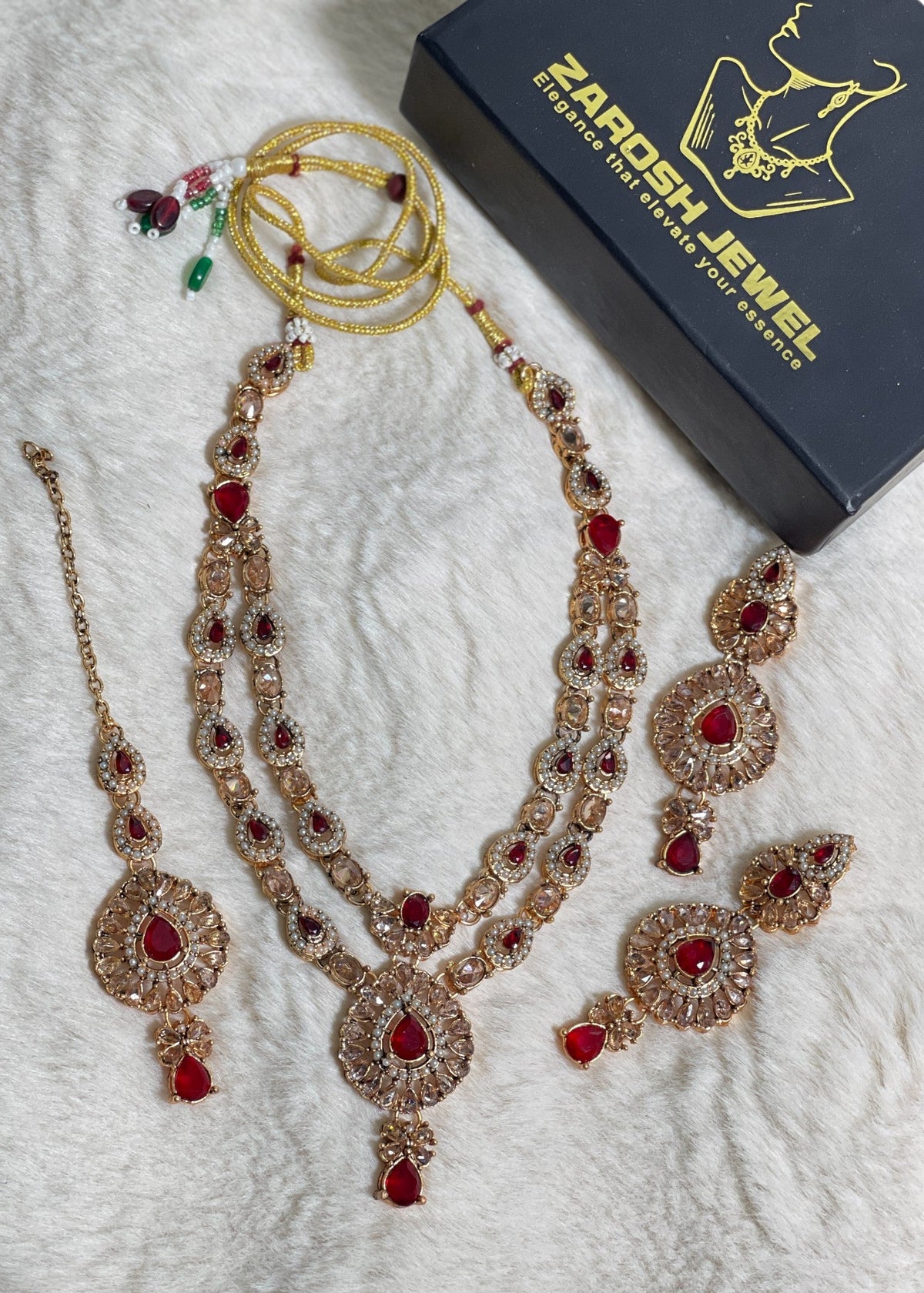 Shop the Zaira Heritage Necklace Set from Zarosh Jewel