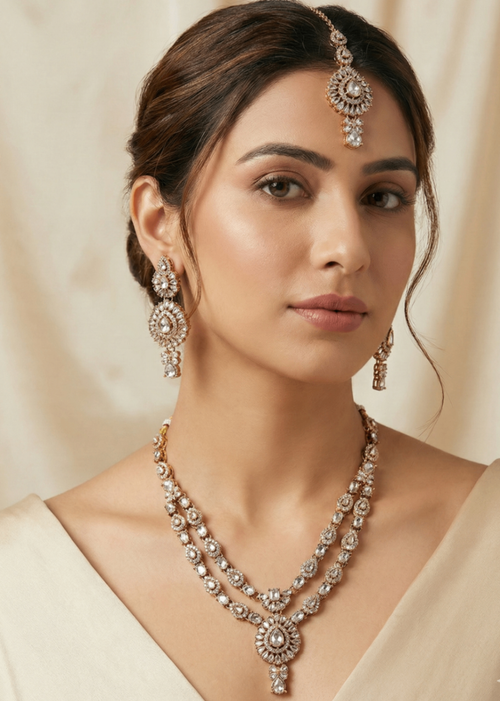 Shop the Zaira Heritage Necklace Set from Zarosh Jewel