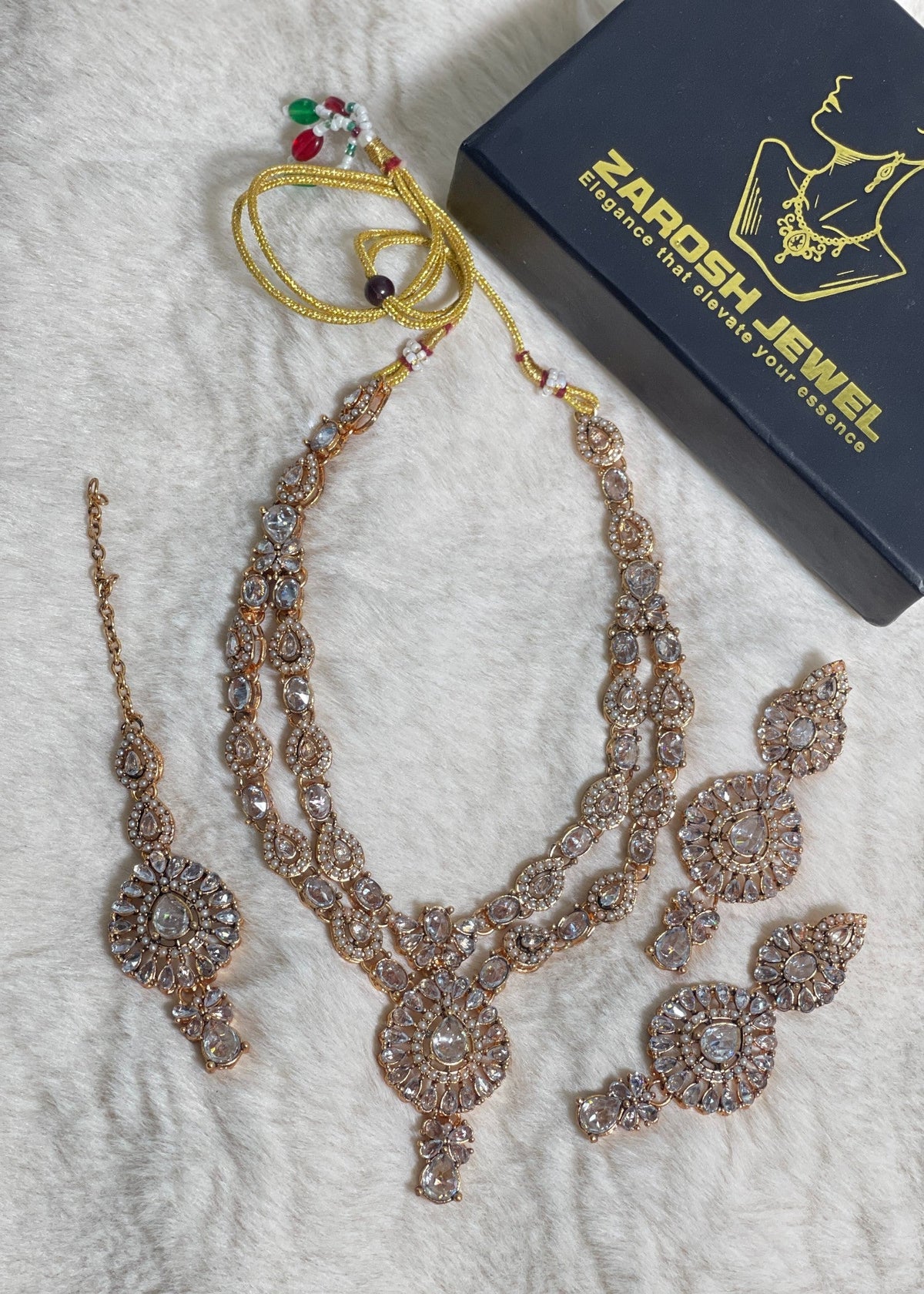 Shop the Zaira Heritage Necklace Set from Zarosh Jewel