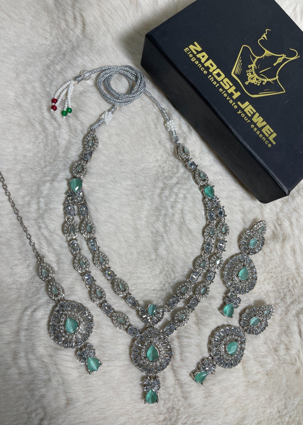 Shop the Zaira Heritage Necklace Set from Zarosh Jewel