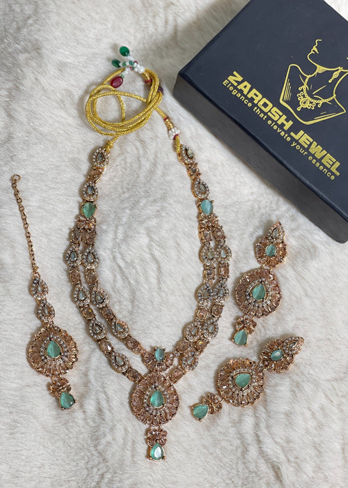 Shop the Zaira Heritage Necklace Set from Zarosh Jewel