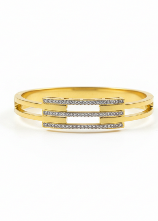 Zanjeer Cage Bracelet by Zarosh Jewel