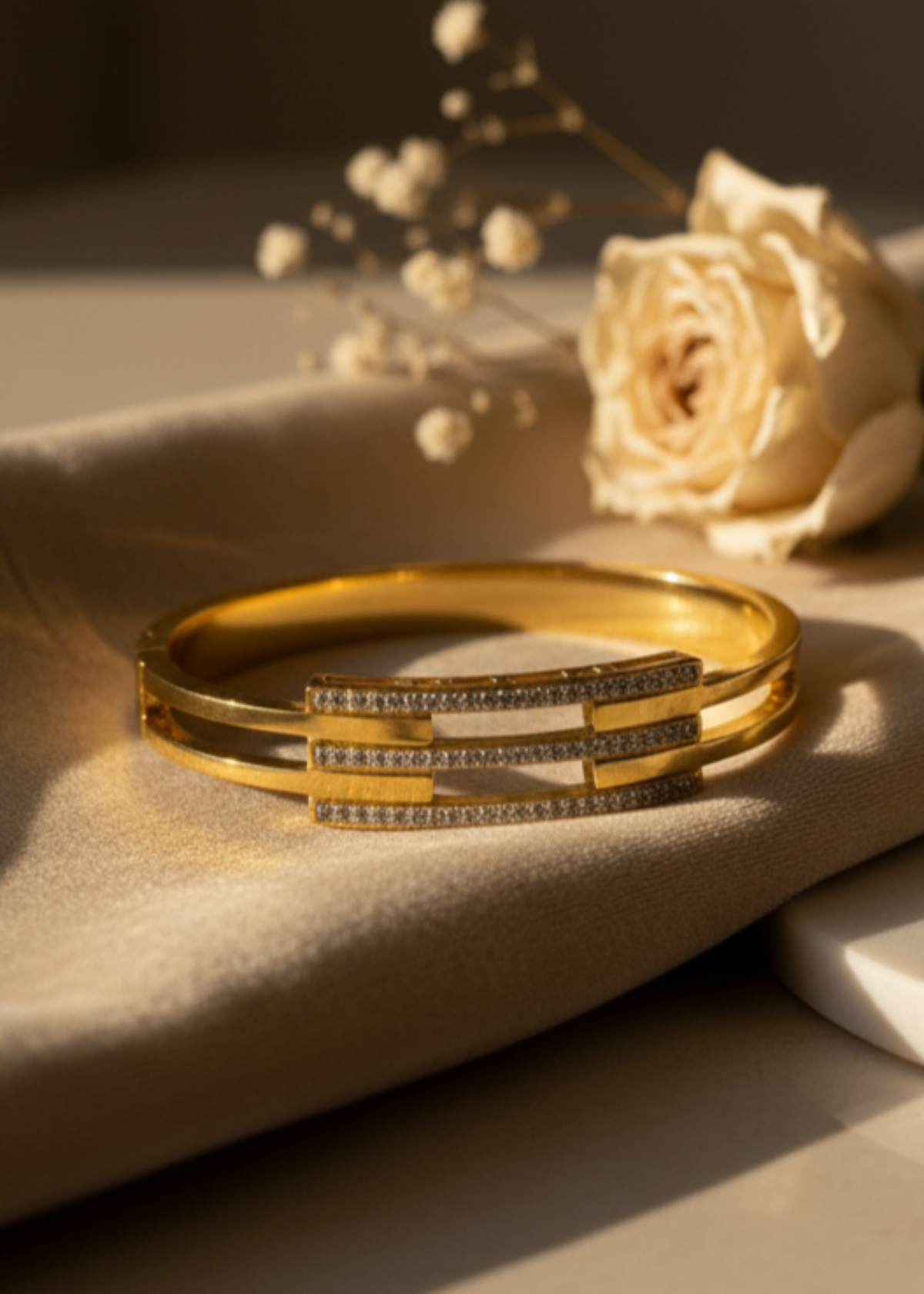 Shop the Zanjeer Cage Bracelet from Zarosh Jewel